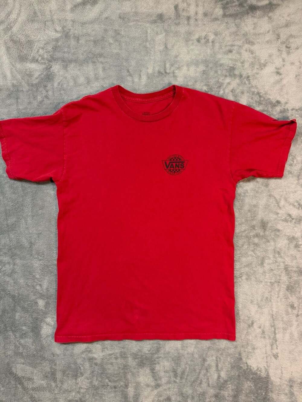Vans T-Shirt Size Medium Red Off The Wall Graphic Tee